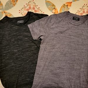 Twin Pack Tshirt, XL, Black and Grey